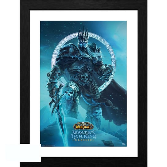 Plakat w ramce WORLD OF WARCRAFT - "Lich King" (30x40 cm) World of Warcraft