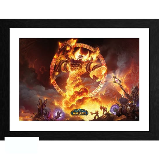 Plakat w ramce WORLD OF WARCRAFT - "Ragnaros" (30x40 cm) World of Warcraft