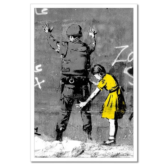 Plakat w ramie 40x60 Banksy dziewczynka - ZeSmakiem | Sklep EMPIK.COM