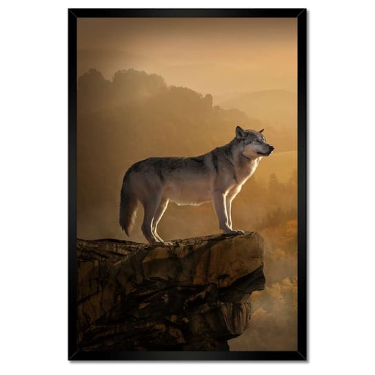 Plakat w ramie 40x60 Wilk Wilki Wolf - ZeSmakiem | Sklep EMPIK.COM