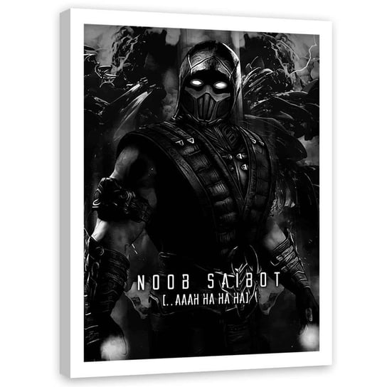 Plakat w ramie białej FEEBY Noob Saibot postać z gry, 70x100 cm Feeby