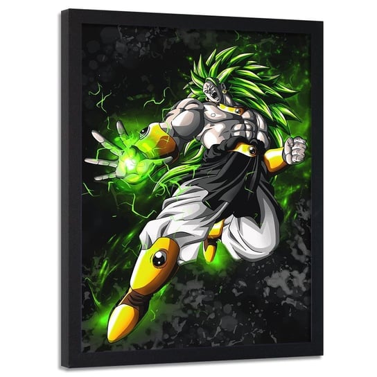 Plakat w ramie czarnej FEEBY Dragon Ball 4, 70x100 cm Feeby