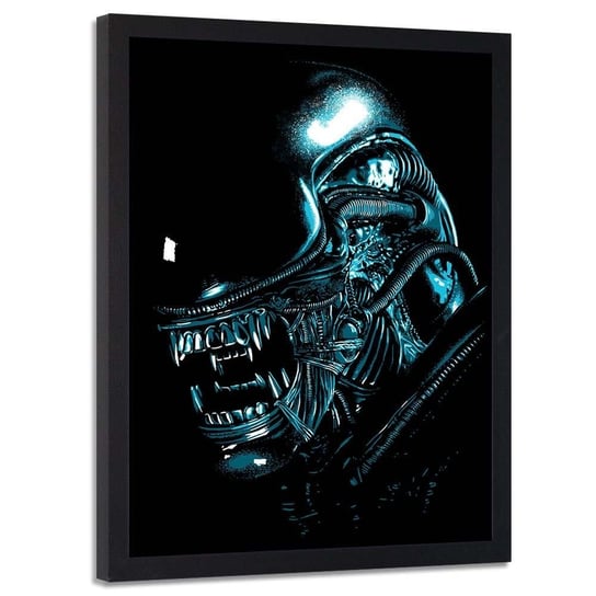 Plakat w ramie czarnej FEEBY, Portret sci-fi, 70x100 cm Feeby