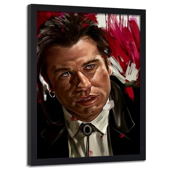 Plakat w ramie czarnej FEEBY Pulp fiction, 40x60 cm Feeby