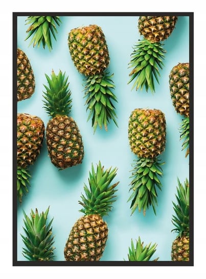 Plakat w ramie E-DRUK Ananas, 53x73 cm e-druk