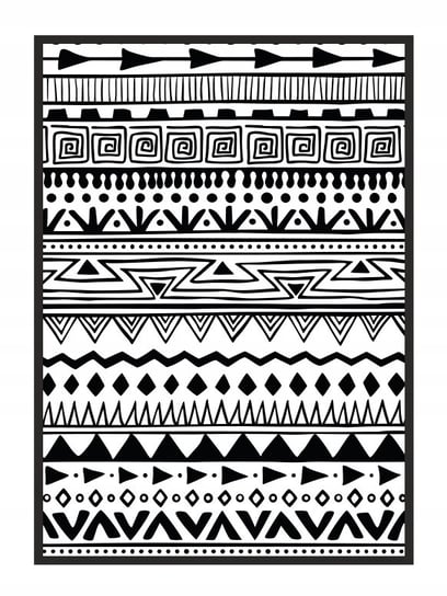 Plakat w ramie E-DRUK Aztec, 73x53 cm e-druk