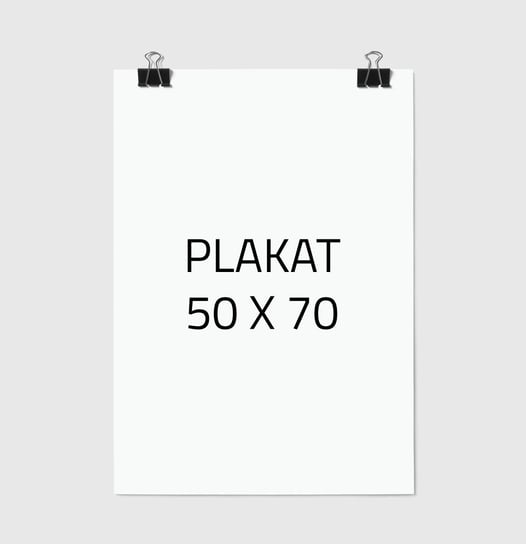 Plakat w ramie E-DRUK B1 BEZ RAMKI, 50x70 cm e-druk