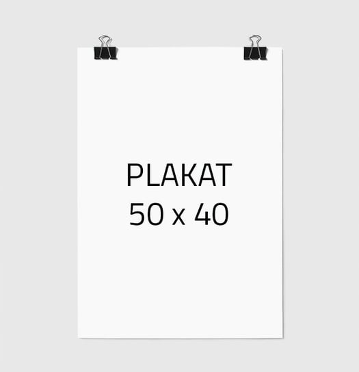 Plakat w ramie E-DRUK BEZ RAMKI, 40x50 cm e-druk