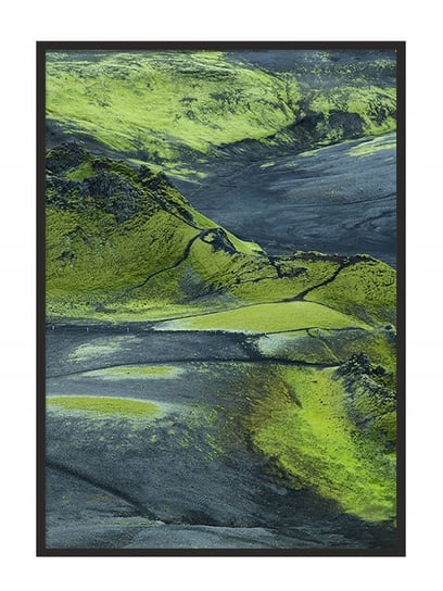 Plakat w ramie E-DRUK Islandia, 33x43 cm e-druk