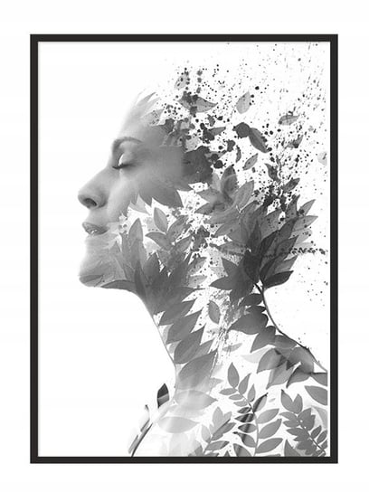 Plakat w ramie E-DRUK Kobieta, 73x53 cm e-druk