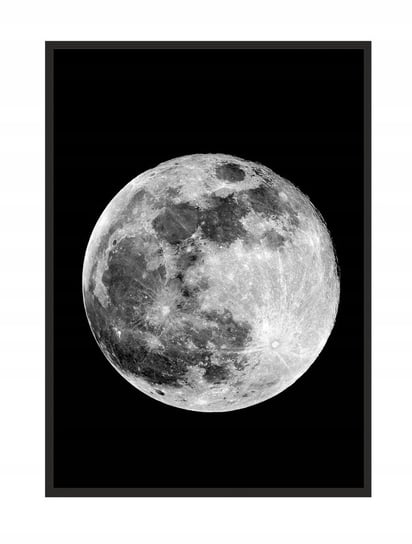 Plakat w ramie E-DRUK Księżyc, 73x53 cm e-druk