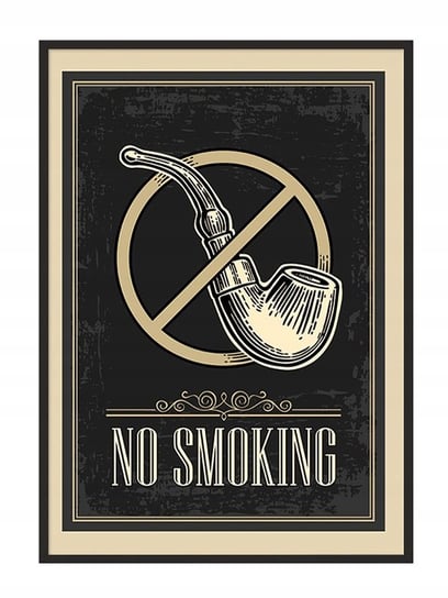 Plakat w ramie E-DRUK No Smoking, 33x43 cm e-druk