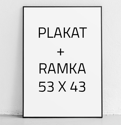 Plakat w ramie E-DRUK + RAMKA, 40x50 cm e-druk