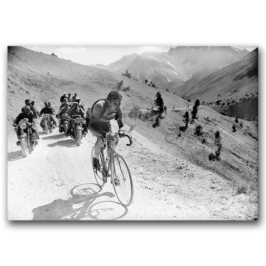 Plakat w stylu retro Fotografia Tour de France A1 Vintageposteria
