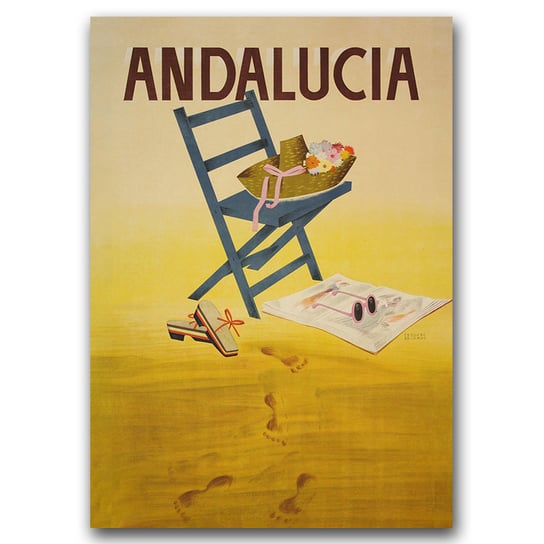 Plakat w stylu vintage Hiszpania Andaluzja A2 Vintageposteria