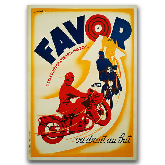 Plakat w stylu vintage Tour de France A1 60x85cm Vintageposteria