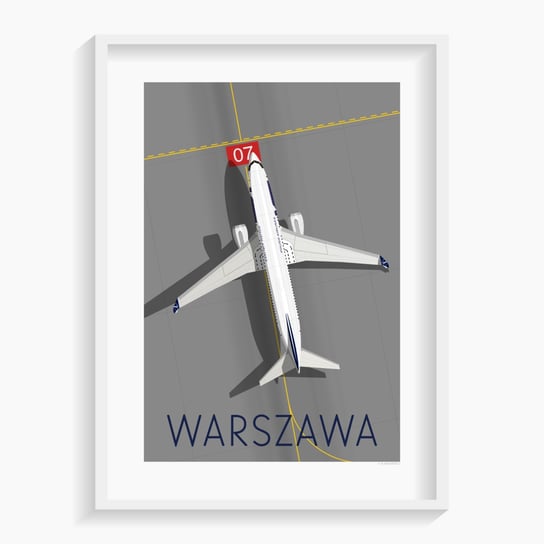 Plakat Warszawa A1 59,4x84,1 cm A. W. WIĘCKIEWICZ