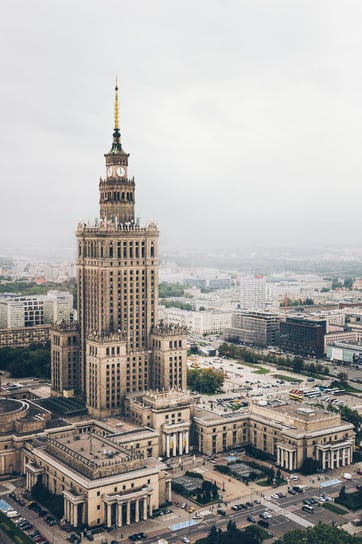 Plakat, Warszawa Pałac Kultury i Nauki, 59,4x84,1 cm reinders