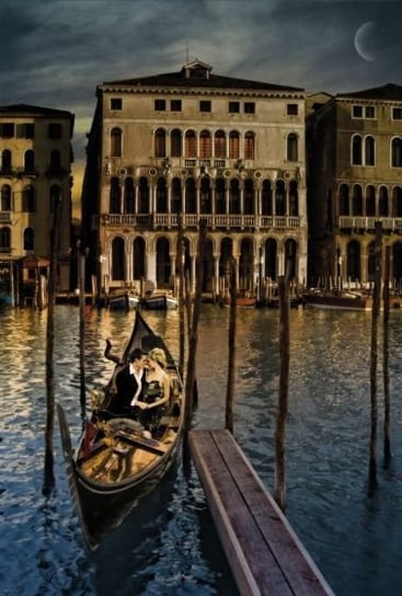 Plakat, Wenecja - Romantyczna Podróż w Gondoli - Włochy, 61x91,5 cm Inna marka