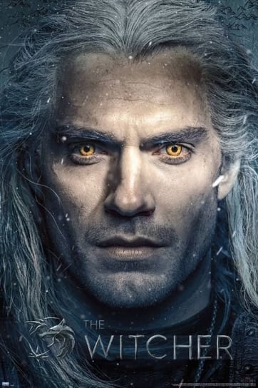 Plakat Wiedźmin The Witcher Geralt plakaty na ścianę dla fanów 61x91,5 cm Wiedźmin