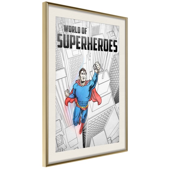 Plakat - World of Superheroes [Poster] ARTGEIST