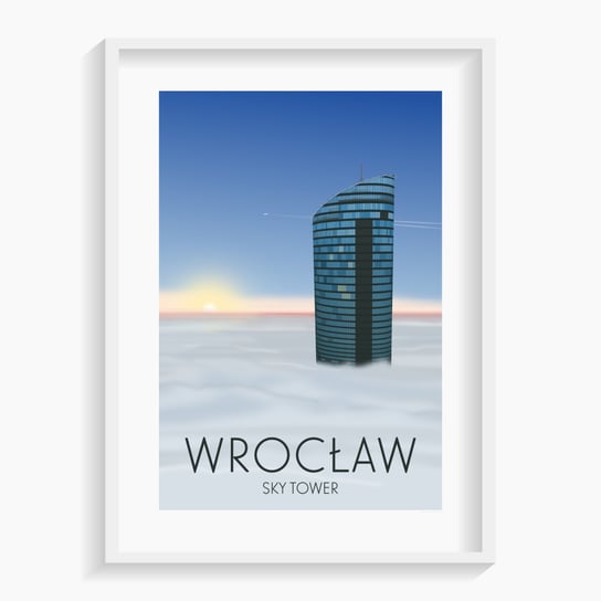Plakat Wrocław 40x50 cm A. W. WIĘCKIEWICZ