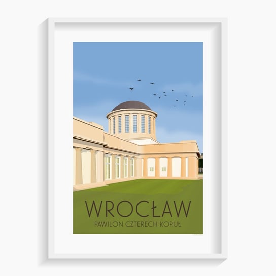 Plakat Wrocław 50x70 cm A. W. WIĘCKIEWICZ