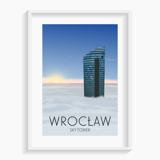 Plakat Wrocław A1 59,4x84,1 cm A. W. WIĘCKIEWICZ