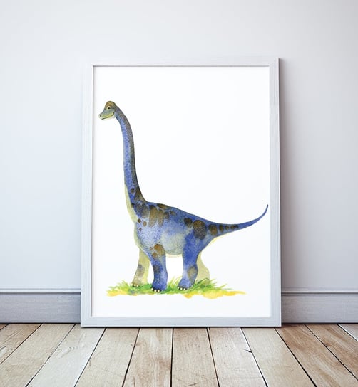 Plakat z Dinozaurem, Dino 1 format A3 Wallie Studio Dekoracji