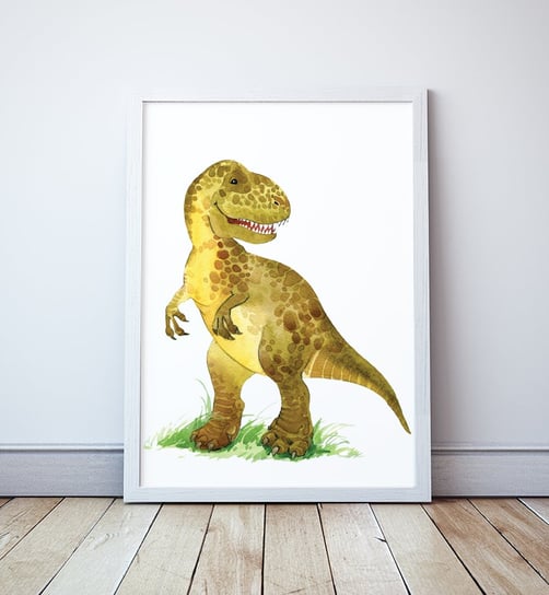 Plakat z Dinozaurem, Dino 2 format 40x50cm Wallie Studio Dekoracji