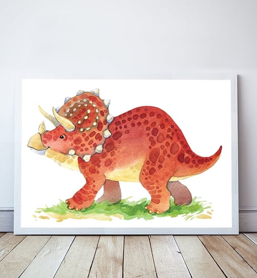 Plakat z Dinozaurem, Dino 4 format A3 Wallie Studio Dekoracji