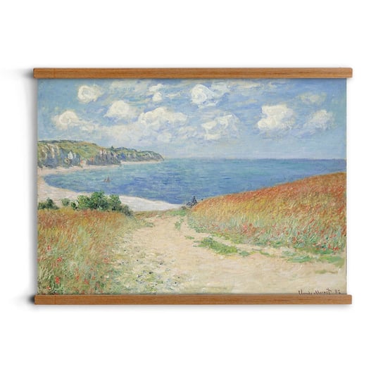 plakat z zawieszką A2 Droga na plaże Monet vintage, ArtprintCave ArtPrintCave