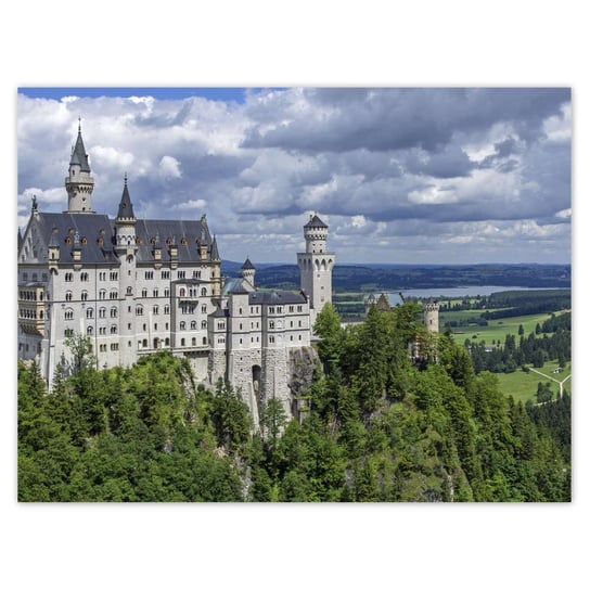 Plakat Zamek Neuschwanstein, 40x30 cm ZeSmakiem