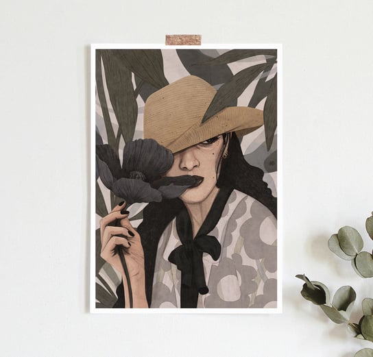 Plakat, ZANETAANTOSIK, kobieta grafika, feminizm, 40x50 cm zanetaantosik