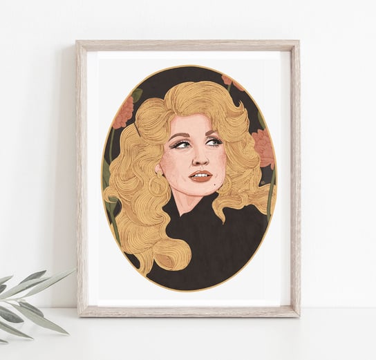 Plakat, ZANETAANTOSIK, kolorowy obraz, nowoczesny obraz, Dolly, 40x50 cm zanetaantosik