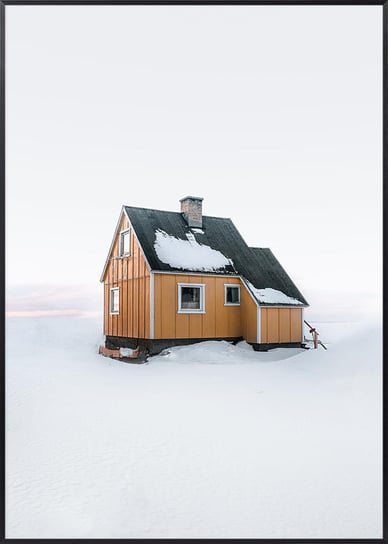 Plakat Żóły Dom w Grenlandii - 30x40 cm Posteracademy