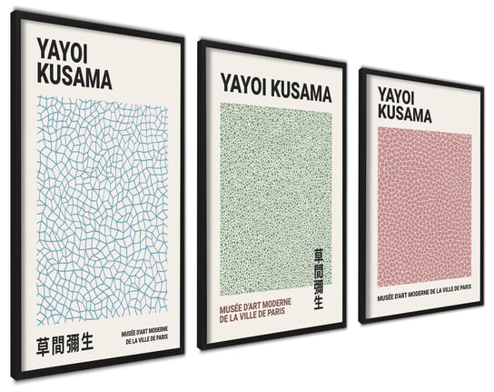 Plakaty Abstrakcje Japońskie Kropki Wzory Yayoi Kusama 40x50cm ag.art deco