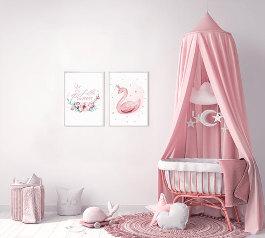 Plakaty dla księżniczki Little Princess format A3 Wallie Studio Dekoracji