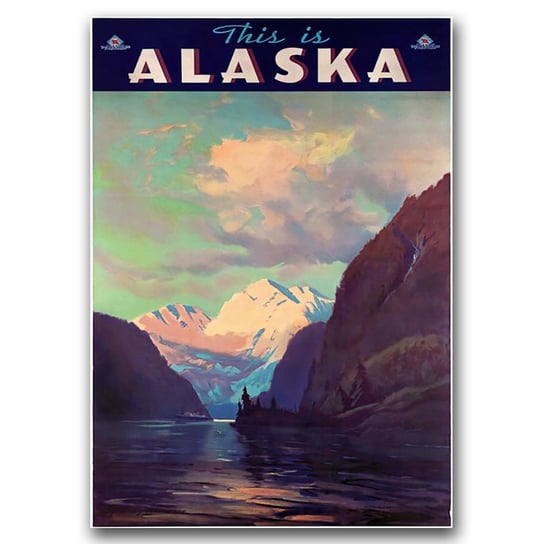 Plakaty w stylu retro To jest Alaska A1 60x85 cm Vintageposteria