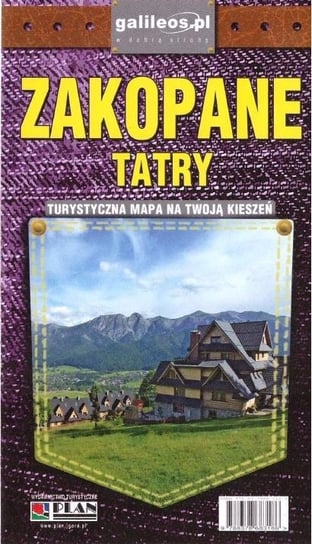 Plan kieszonkowy - Zakopane, Tatry Opracowanie zbiorowe