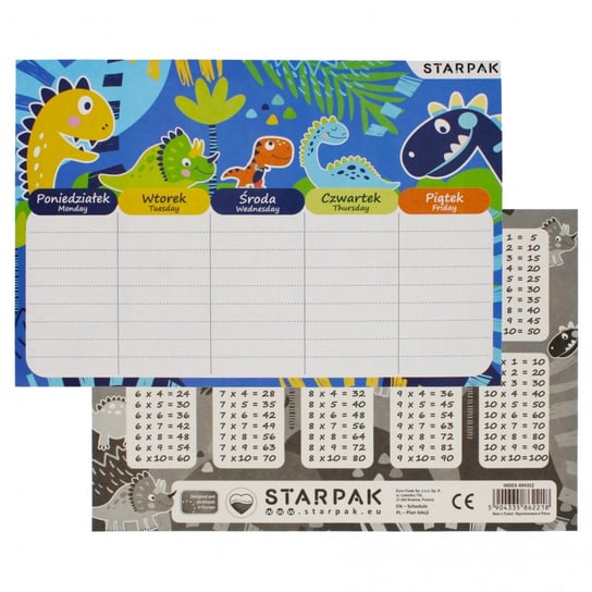 Plan Lekcji Dino Starpak 494352 Starpak