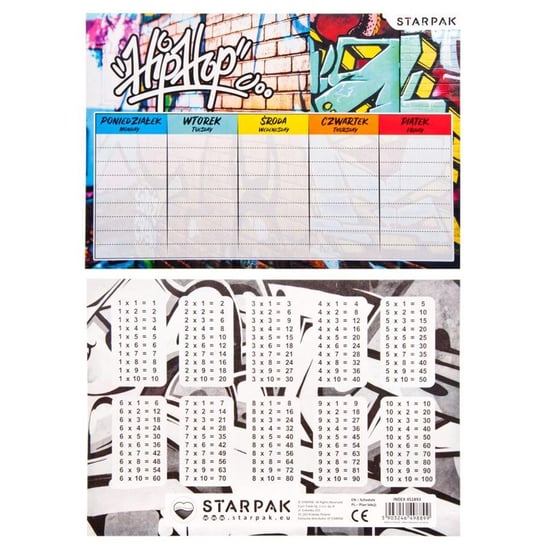Plan Lekcji Graffiti Starpak 451893 Starpak