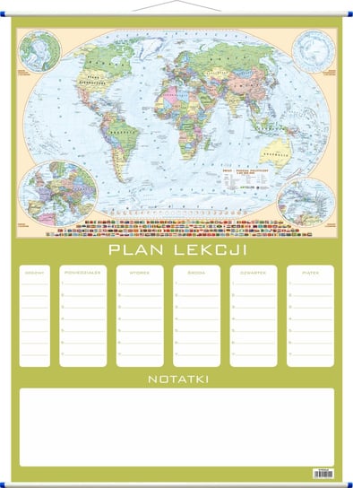 Plan lekcji - polityczna mapa Świata, ArtGlob Artglob