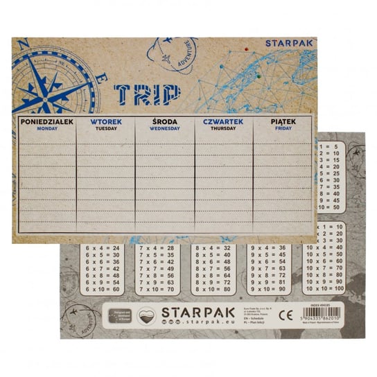 Plan Lekcji Trip Starpak 494185 Starpak