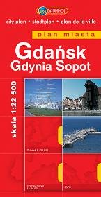 Plan miast Gdańsk, Gdynia, Sopot Opracowanie zbiorowe