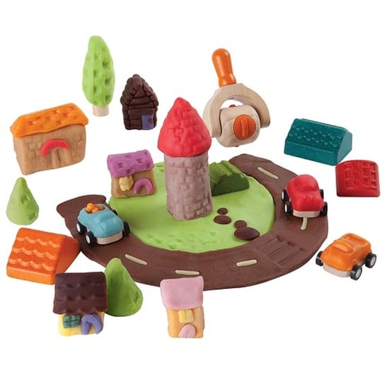 Plan Toys, Akcesoria do ciastoliny – miasto Plan Toys