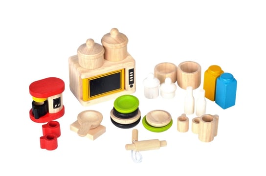 Plan Toys, dodatki i naczynia do kuchni, zestaw Plan Toys