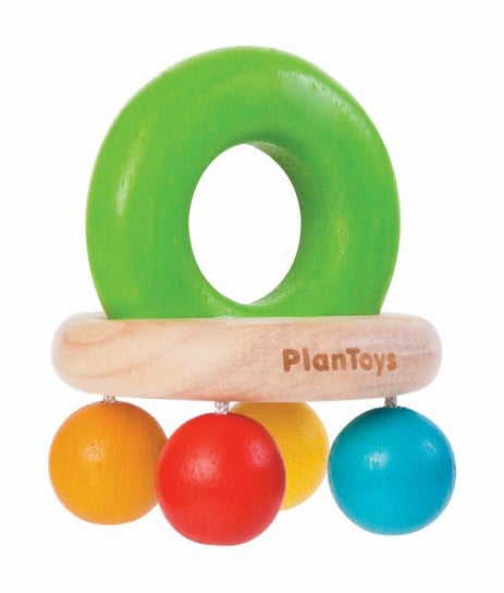 Plan Toys,  grzechotka drewniana Dzwoneczek Plan Toys