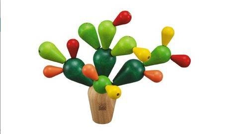 Plan Toys, klocki Kaktus: równowaga i wyobraźnia Plan Toys