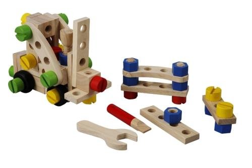 Plan Toys, klocki Zestaw konstrukcyjny Plan Toys